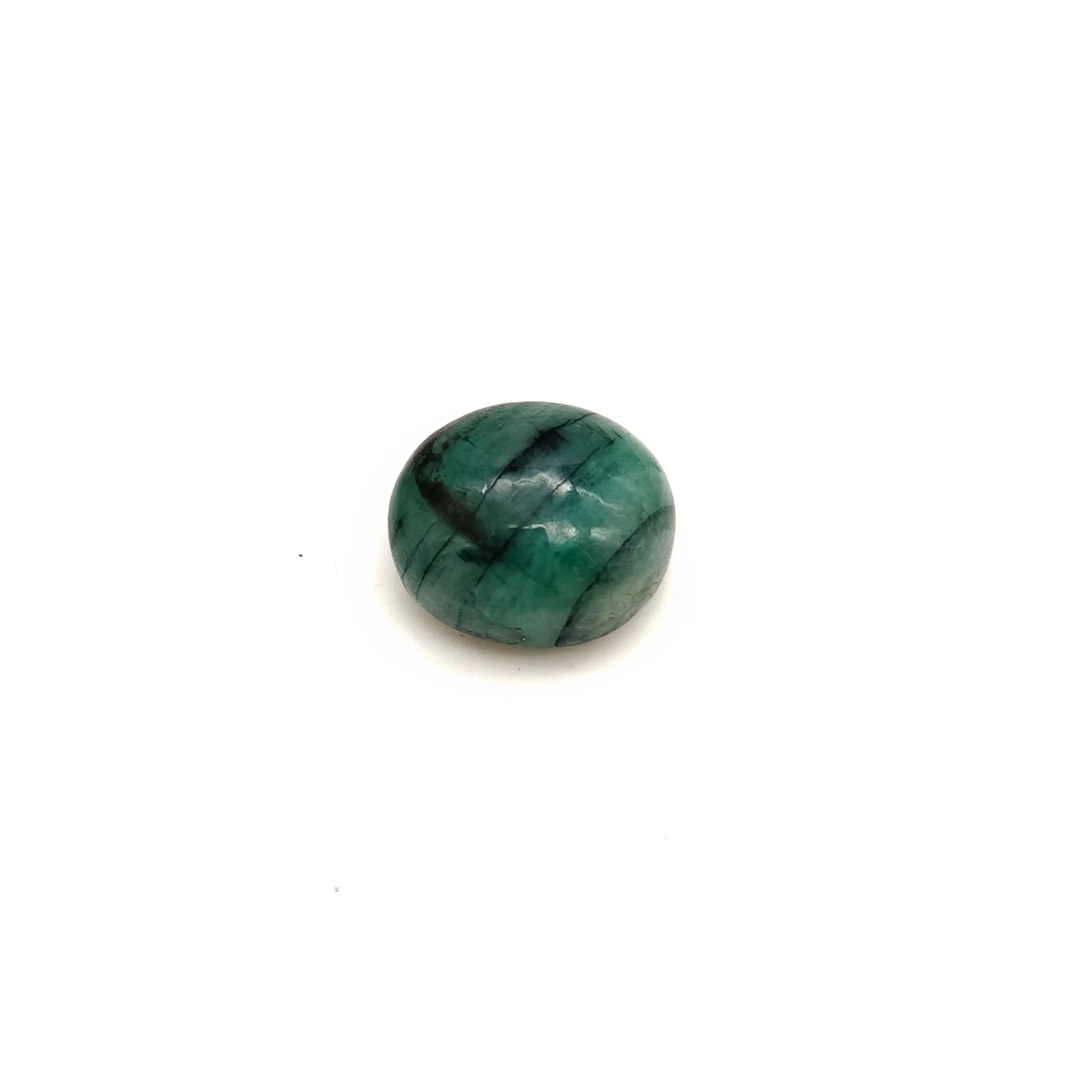 AA+ Quality OVAL CABOCHON NATURAL EMERALD, GREEN COLORED, INDIAN GEMSTONE, WEIGHT 14.75 CTS